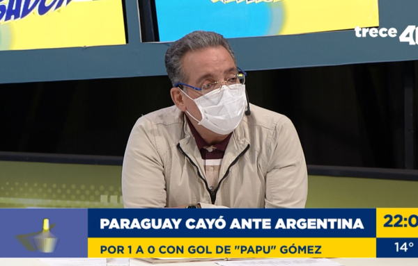 Valenzuela: “En el segundo tiempo, Paraguay fue avasallante pero sin letalidad”