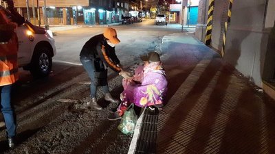 Nueva jornada de asistencia de SEN a personas en situación de calle
