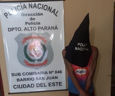 Detienen a un hombre por hurtar una motocicleta en CDE