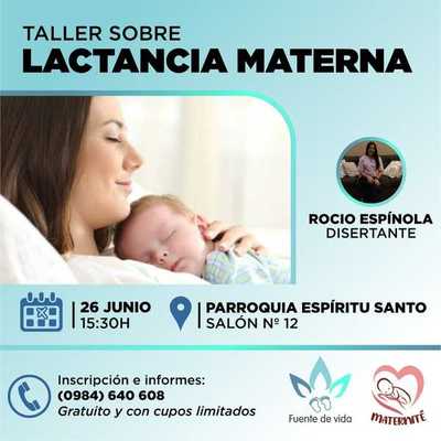 Organizan charla gratuita sobre Lactancia Materna - ADN Digital