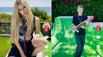 Fans enloquecen con estreno de Avril Lavigne en TikTok junto al skater Tony Hawk