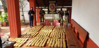 Senad confisca 1.573 kilos de marihuana en procedimiento desplegado en Canindeyú