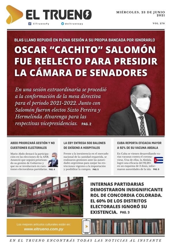 E-paper 23 de junio 2021 - El Trueno