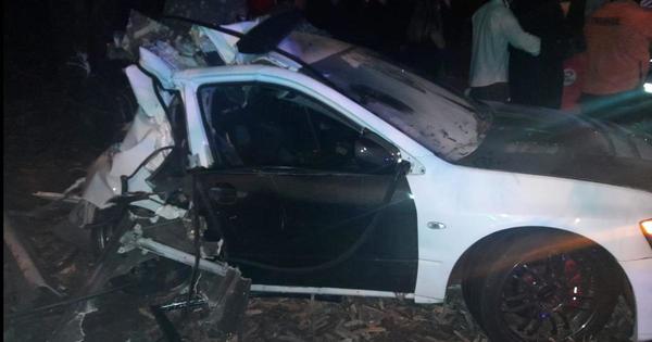 Probable carrera clandestina termina en accidente fatal