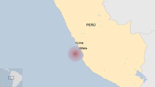 Terremoto en Perú: Sismo de magnitud 6,0 sacude Lima y la costa central del país