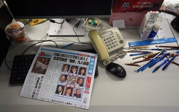 Censura de China: desparece diario pródemocracia en Hong Kong - Mundo - ABC Color