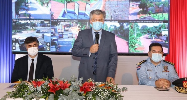 Inauguran segundo centro de monitoreo policial con cámaras de videovigilancia en Capiatá