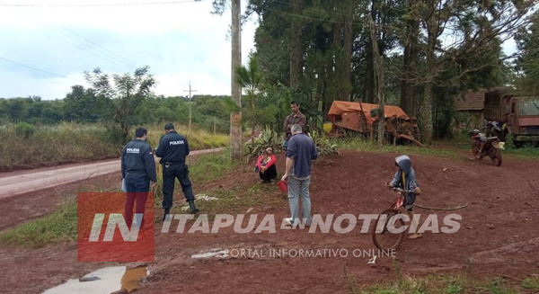 ROBAN UN TRACTOR EN HOHENAU TRAS MANIATAR A CASEROS.