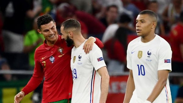 El pulso entre Cristiano y Benzema deja a Portugal tercera