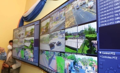 Diario HOY | Centro de monitoreo con cámaras de videovigilancia funciona desde hoy en Capiatá