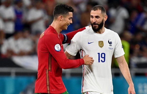 Francia y Portugal empatan y van a octavos en una exhibición de Benzema y CR7