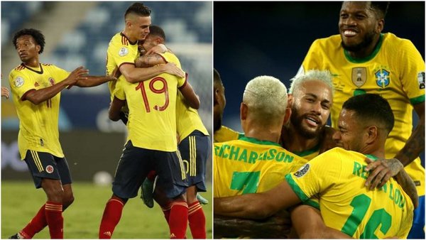 Brasil enfrenta a Colombia desde las 20:00