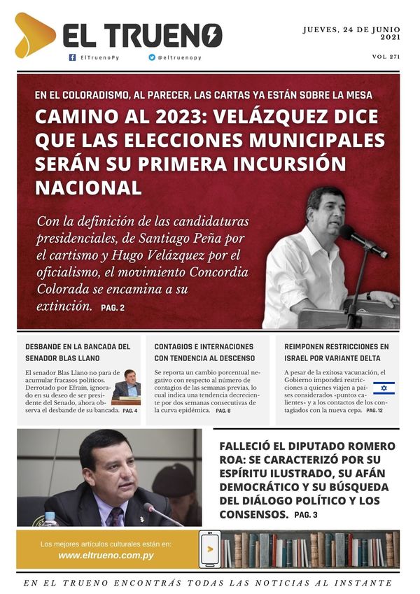 E-paper 24 de junio 2021 - El Trueno