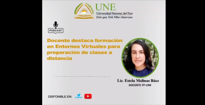 Docente destaca formación en Entornos Virtuales para preparación de clases a distancia