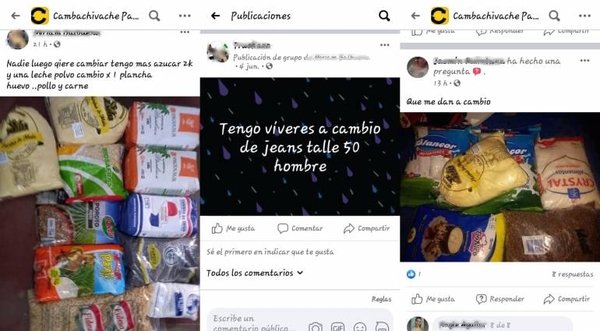 Diario HOY | Venden o hacen trueque con los kits de alimentos del MEC