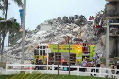Informan sobre la desaparición de seis paraguayos tras derrumbe de edificio en Miami. – Prensa 5