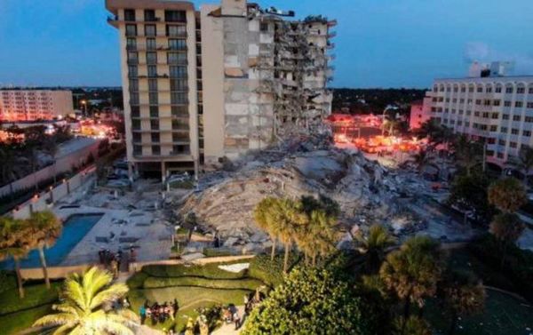 PARIENTES DE PRIMERA DAMA DESAPARECEN EN COLAPSO DE EDIFICIO