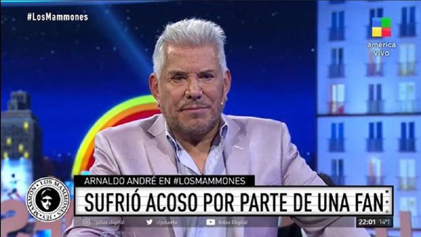 Arnaldo André contó que fue acosado por una doña