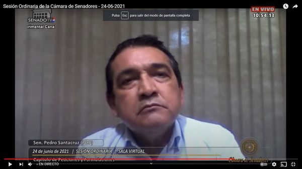 Santa Cruz retira proyecto que legaliza invasiones     - Nacionales - ABC Color
