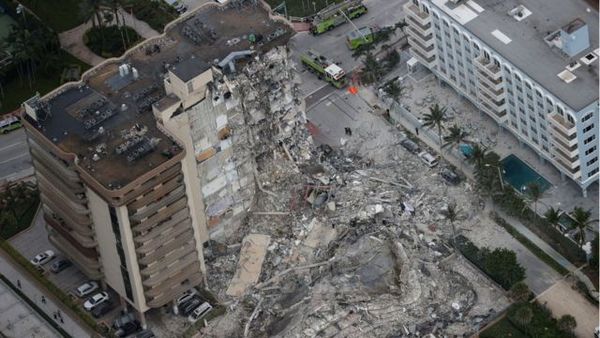 Seis paraguayos se encuentran desaparecidos en derrumbe de edificio en Miami