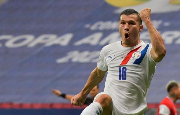 Final del primer tiempo: Con gol de Samudio, Paraguay gana 1-0