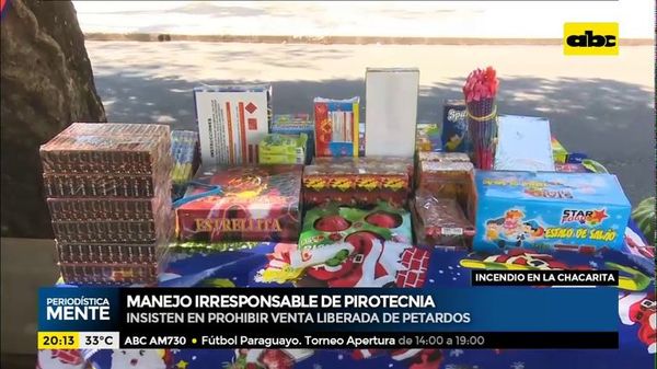 Promulgan ley que prohíbe venta de pirotecnia a menores - Nacionales - ABC Color