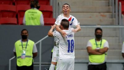 Los goles de la victoria de Paraguay ante Chile