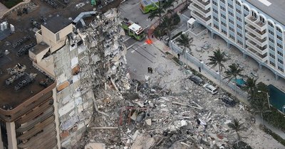 La Nación / Familia de la primera dama sigue desaparecida tras derrumbe de edificio en Miami