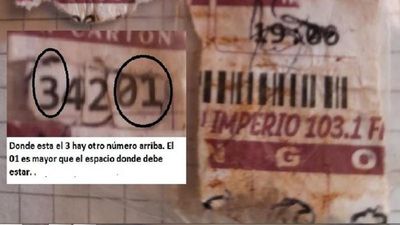 Quiso llevar premio de sorteo radial con un cartón en pedazos