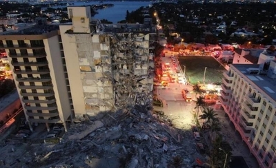 Diario HOY | Derrumbe de edificio: las familias Pettengill y López Moreira llegaron anoche a Miami