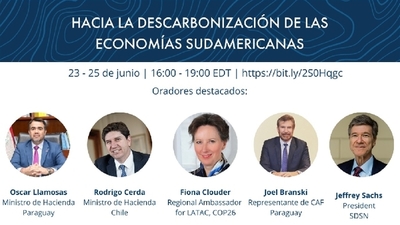 Hoy finaliza el foro sobre descarbonización de las economías sudamericanas | .::Agencia IP::.