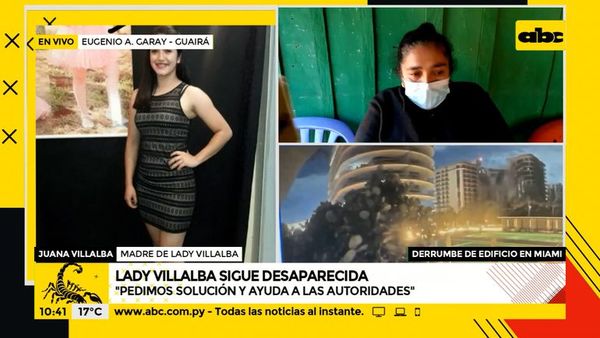 Derrumbe en Miami: Lady Villalba sigue desaparecida - A la gran 730 - ABC Color