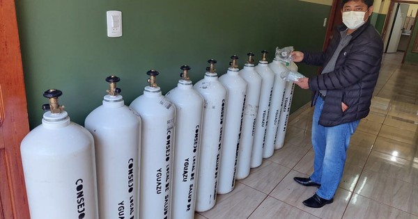 La Nación / COVID Alto Paraná: Comuna de Yguazú compra balones de oxígeno ante más casos críticos