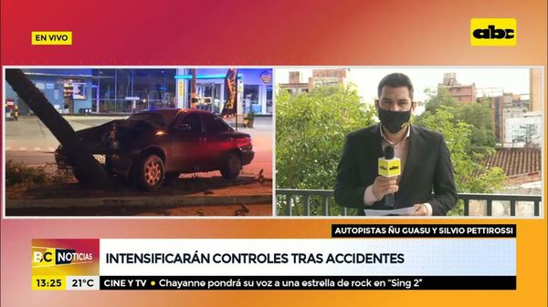 Intensificarán controles tras accidentes - ABC Noticias - ABC Color