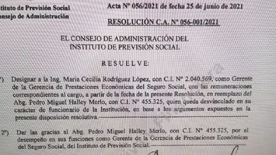 Pedro Halley fue destituido y lanzó bombas al IPS
