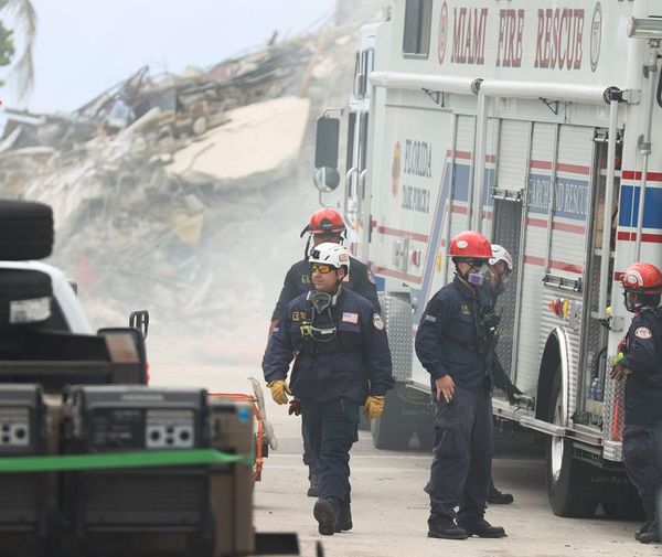 Identifican a primera víctima tras el desplome de edificio en playa de Miami - Mundo - ABC Color