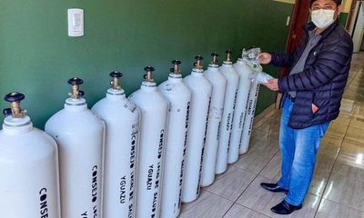 Adquieren balones de oxígeno para yguazuenses