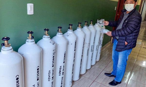 Adquieren balones de oxígeno para yguazuenses