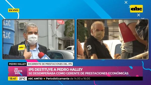 Halley deja de ser gerente de prestaciones - ABC Noticias - ABC Color
