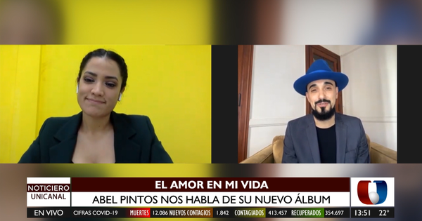 Abel Pintos dio detalles de su último álbum: "El amor de mi vida"