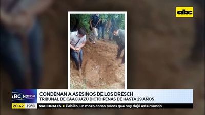 Condenan a asesinos de los Dresch - ABC Noticias - ABC Color