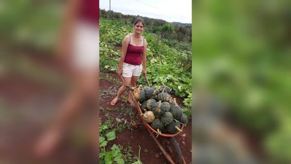 Doña produce de todo en su huerta familiar: "Cualquier canchita de vóley te va a servir"