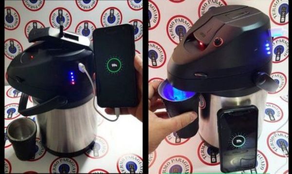 Termo con cebador automático y radio es el boom del momento