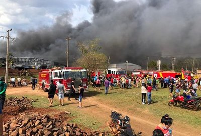 MIC se puso a disposición de fábrica incendiada en CDE