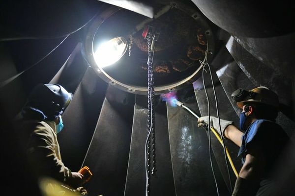 Con la asistencia de técnicos de Itaipú, repararon la turbina de la unidad Nº 4 de Acaray - Nacionales - ABC Color