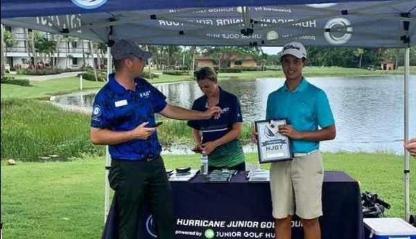 Joven golfista paraguayo brilla en Estados Unidos