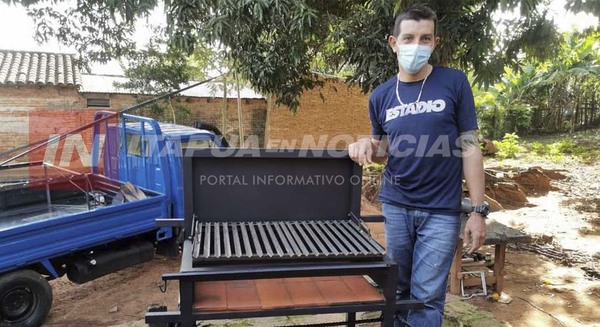 APRENDIÓ HERRERIA EN EL PENAL Y HOY SE GANA EL SUSTENTO CON SU TRABAJO