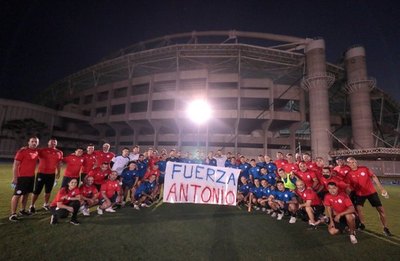 El mensaje de los jugadores albirrojos para Antonio Bareiro