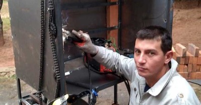 La Nación / Reo mantiene a su familia vendiendo parrillas y portones que aprendió a realizar en la cárcel