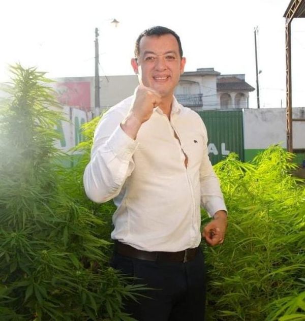 Candidato a Concejal y el aceite de Cannabis Gratis para los Pedrojuaninos